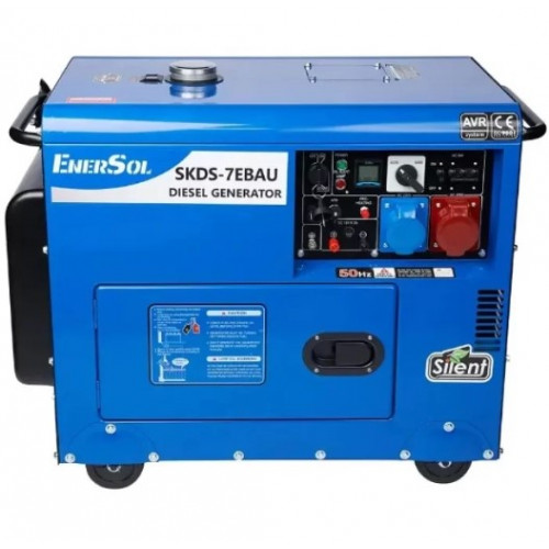 Дизельний трифазний генератор Enersol SKDS-7EBAU 6,5 kW